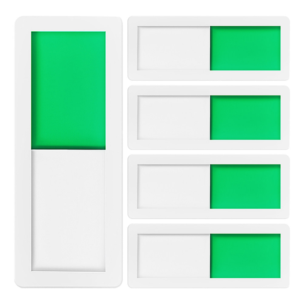 Home Bathroom Occupied Sign - 5Pcs Privacy Slide Door Sign for