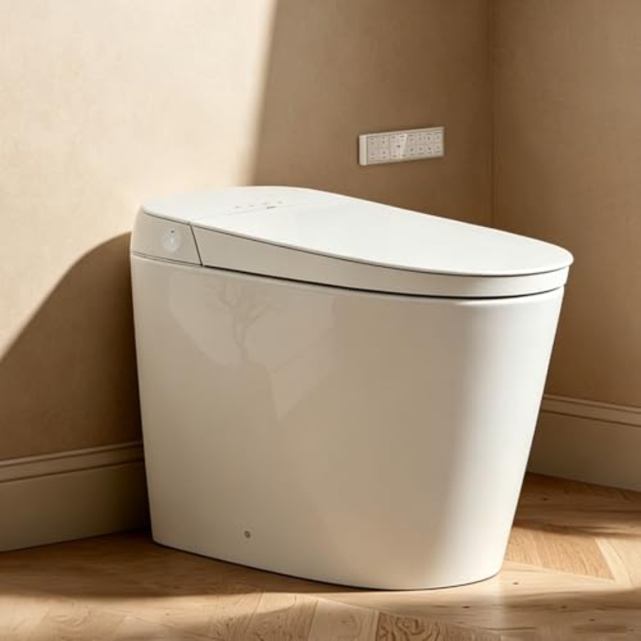 Home Bathroom Pressure Pump - Smart toilet for home bathrooms, ceramic