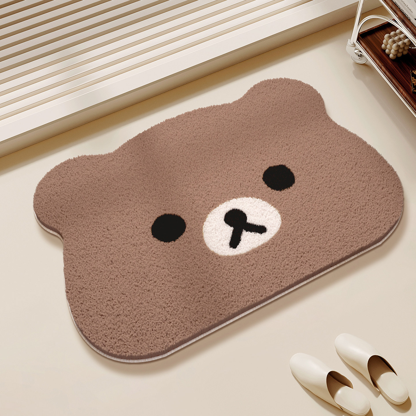 Home Goods Bathroom Mats - Rilakkuma & Kiiloitori Bear Carpet Doormat