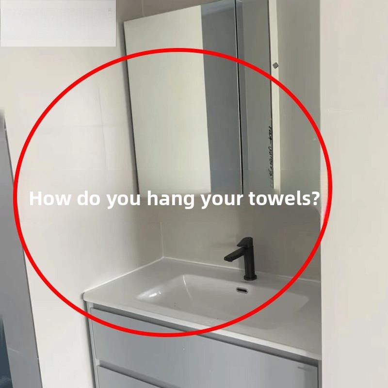 Home Needs Bathroom Cleaning - Strong Suction Towel Rack Bathroom Wall