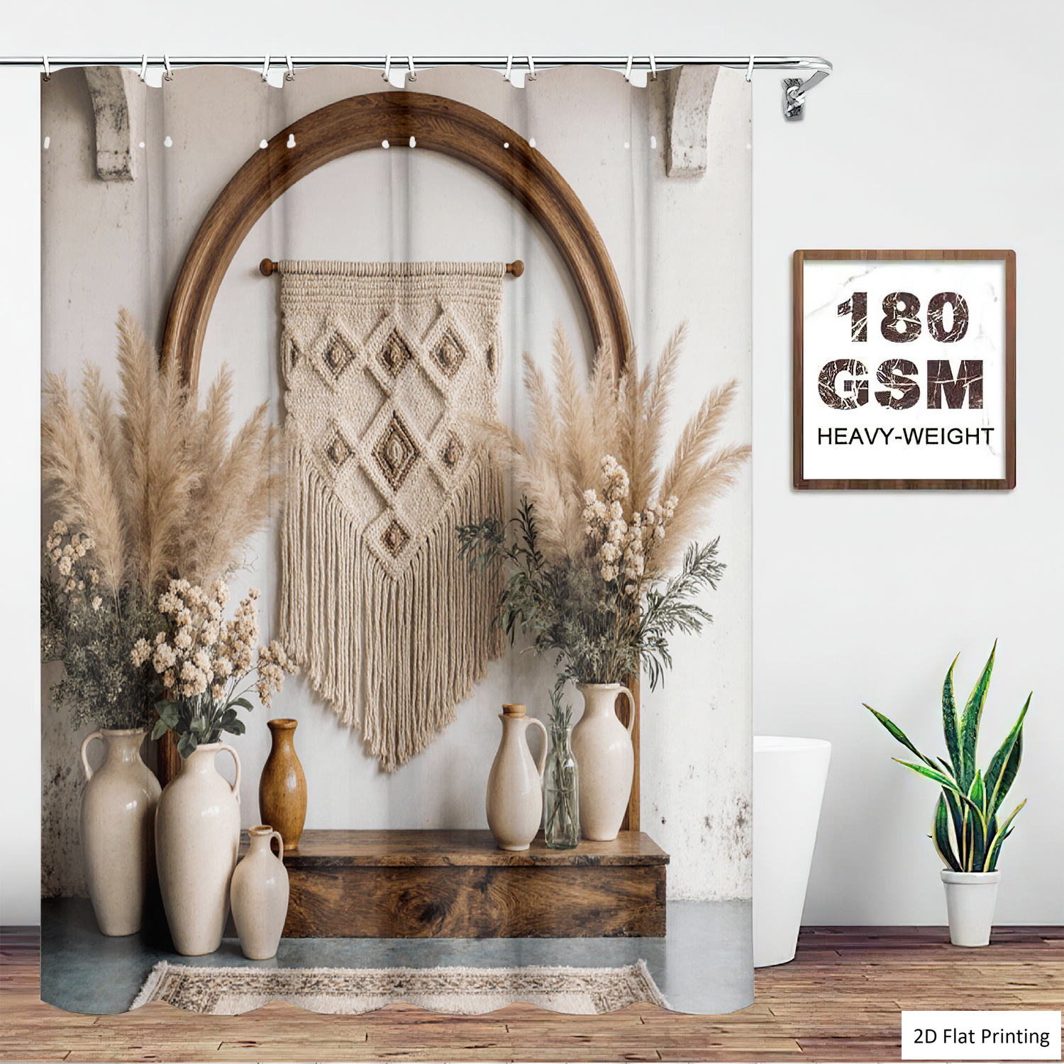 Bohemian Style Vases and Pampa - Home Bathroom Accessories avaliação e preço
