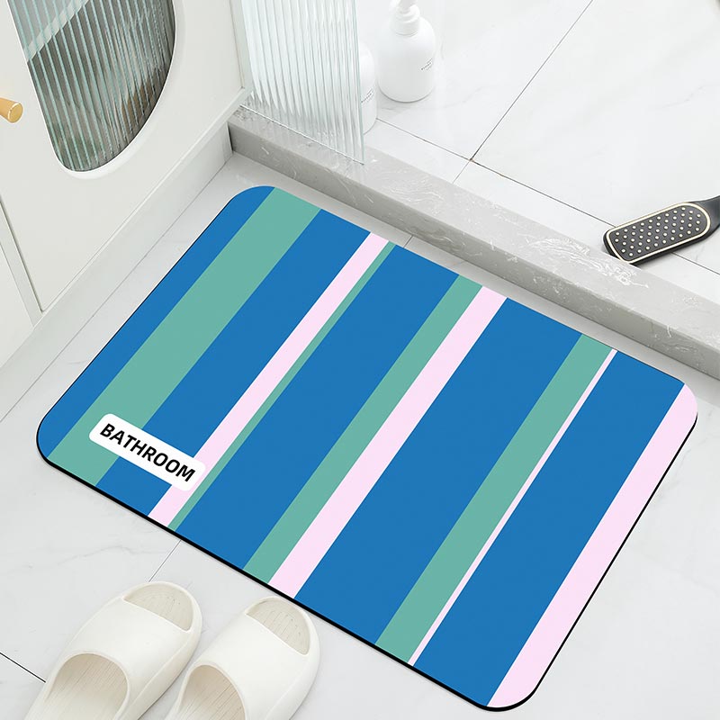 Non-slip bath mat, striped sta - Home Bathroom Gadgets avaliação e preço