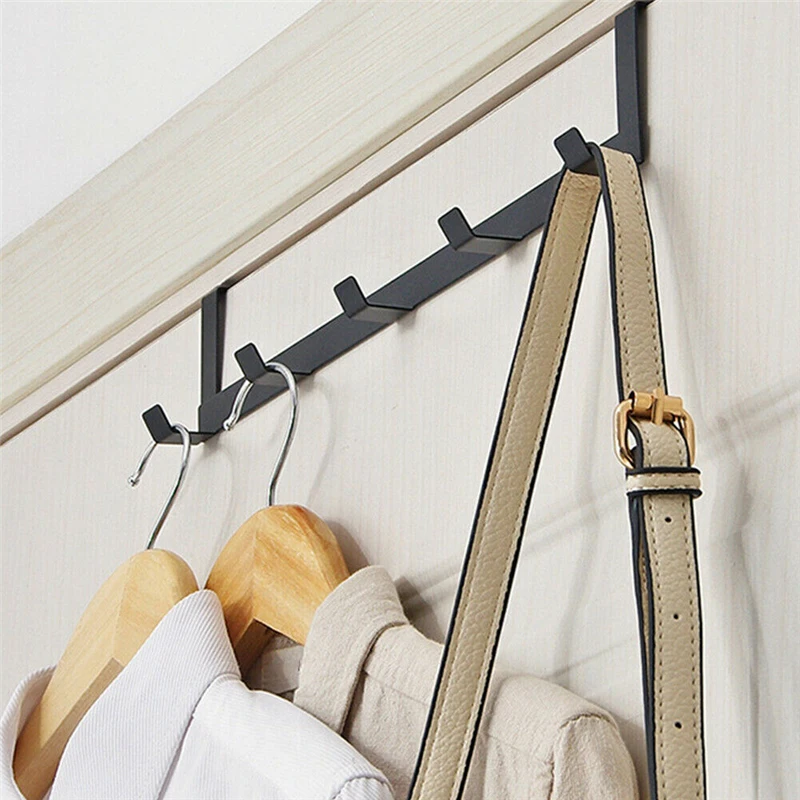 Hooks Over The Door 5 Hooks Ho - Home Bathroom Gadgets avaliação e preço