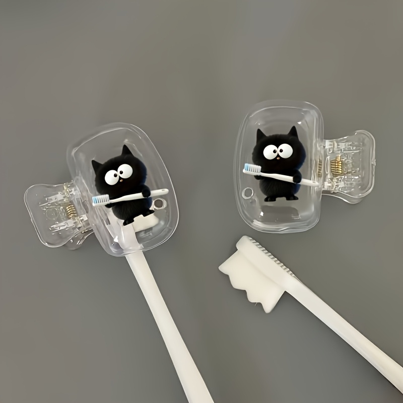 2Pcs Kitten Rose Toothbrush Co - Home Bathroom Accessories avaliação e preço