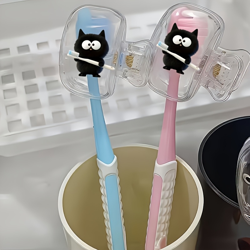 2Pcs Kitten Rose Toothbrush Co - Home Bathroom Accessories avaliação e preço