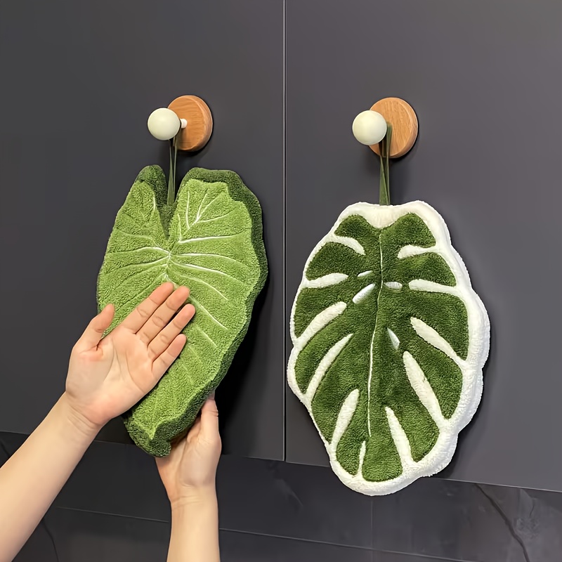 Leaf Hand Towel Bathroom Acces - Home Bathroom Accessories avaliação e preço