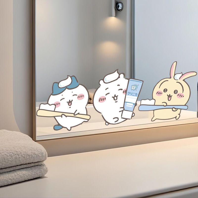 Hot Chiikawa Mirror Stickers S - Home Goods Bathroom Mirrors avaliação e preço