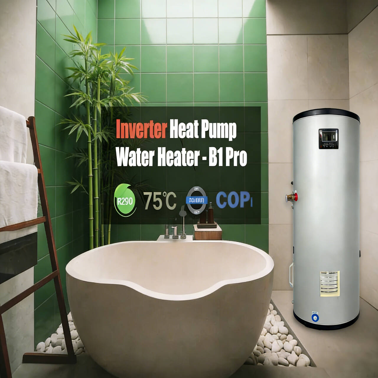 200L All-in-One Heat Pump Wate - Home Bathroom Water Heater avaliação e preço