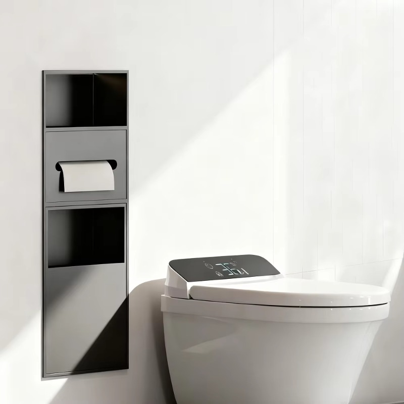 Multifunctional stainless stee - Home Bathroom Towel Dispenser avaliação e preço