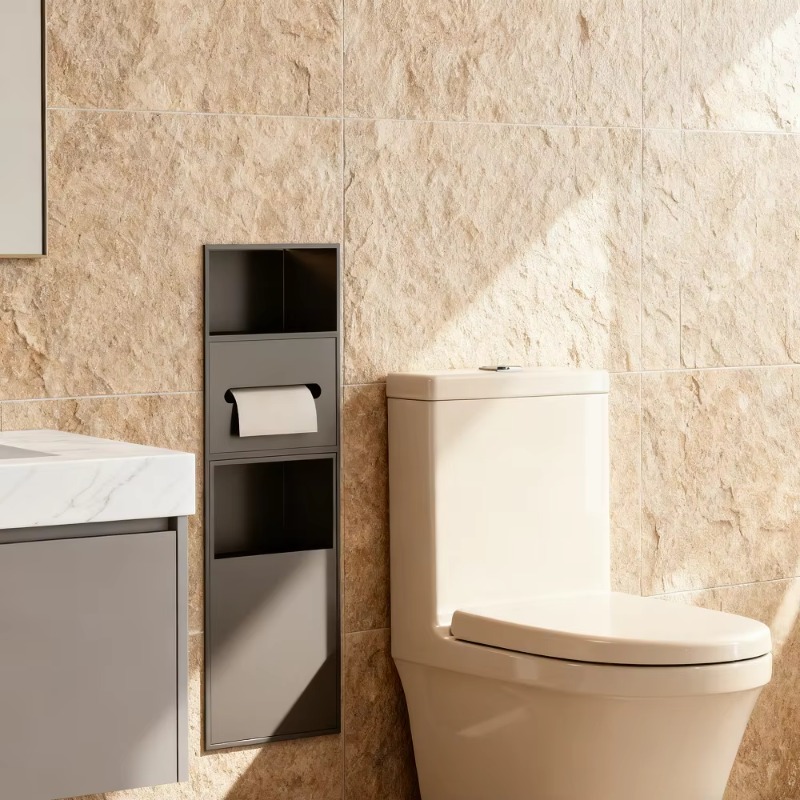 Multifunctional stainless stee - Home Bathroom Towel Dispenser avaliação e preço