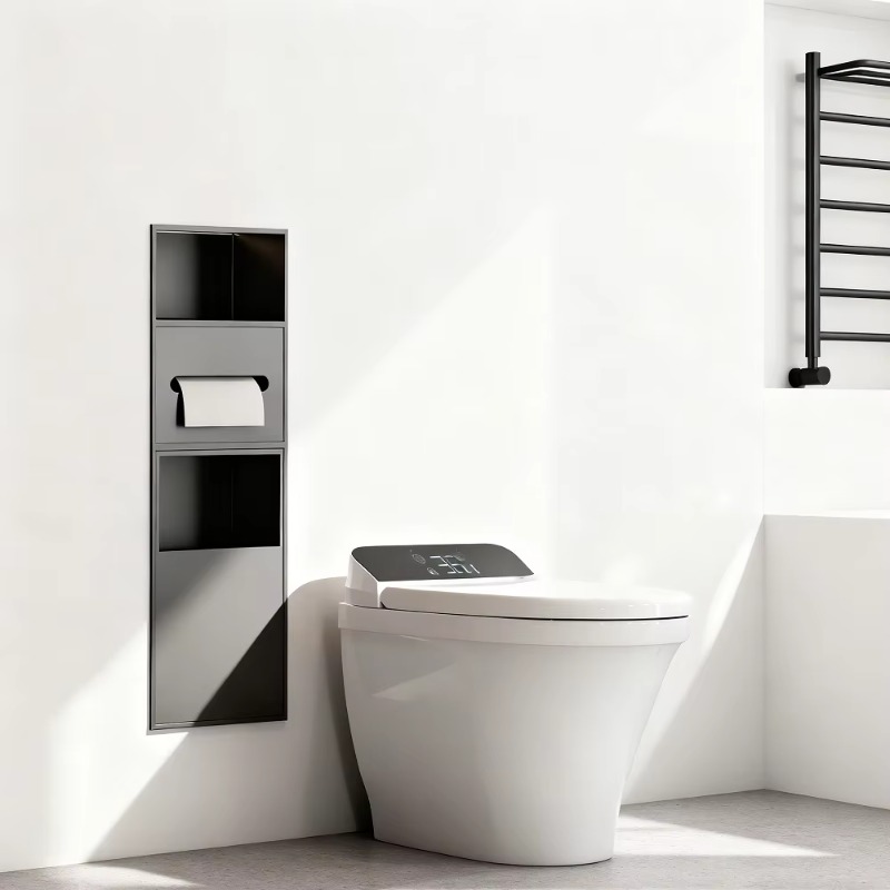 Multifunctional stainless stee - Home Bathroom Towel Dispenser avaliação e preço