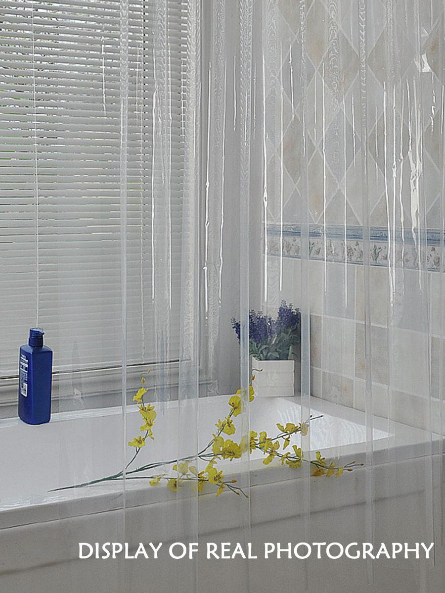 1pc Full Transparent Waterproo - Home Bathroom Shower avaliação e preço