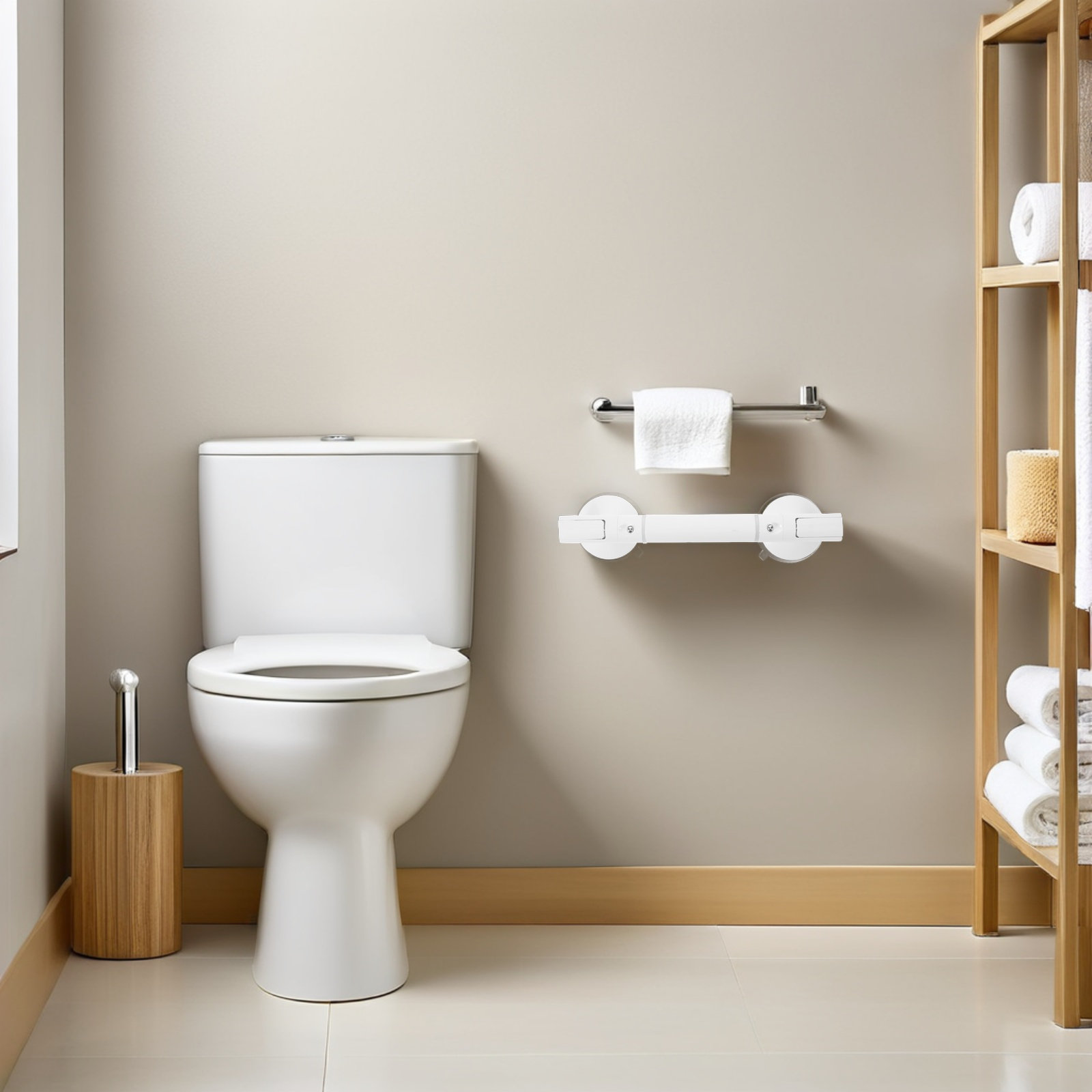 White Bathroom Grab Bar for Se - Home Bathroom Grab Bar avaliação e preço