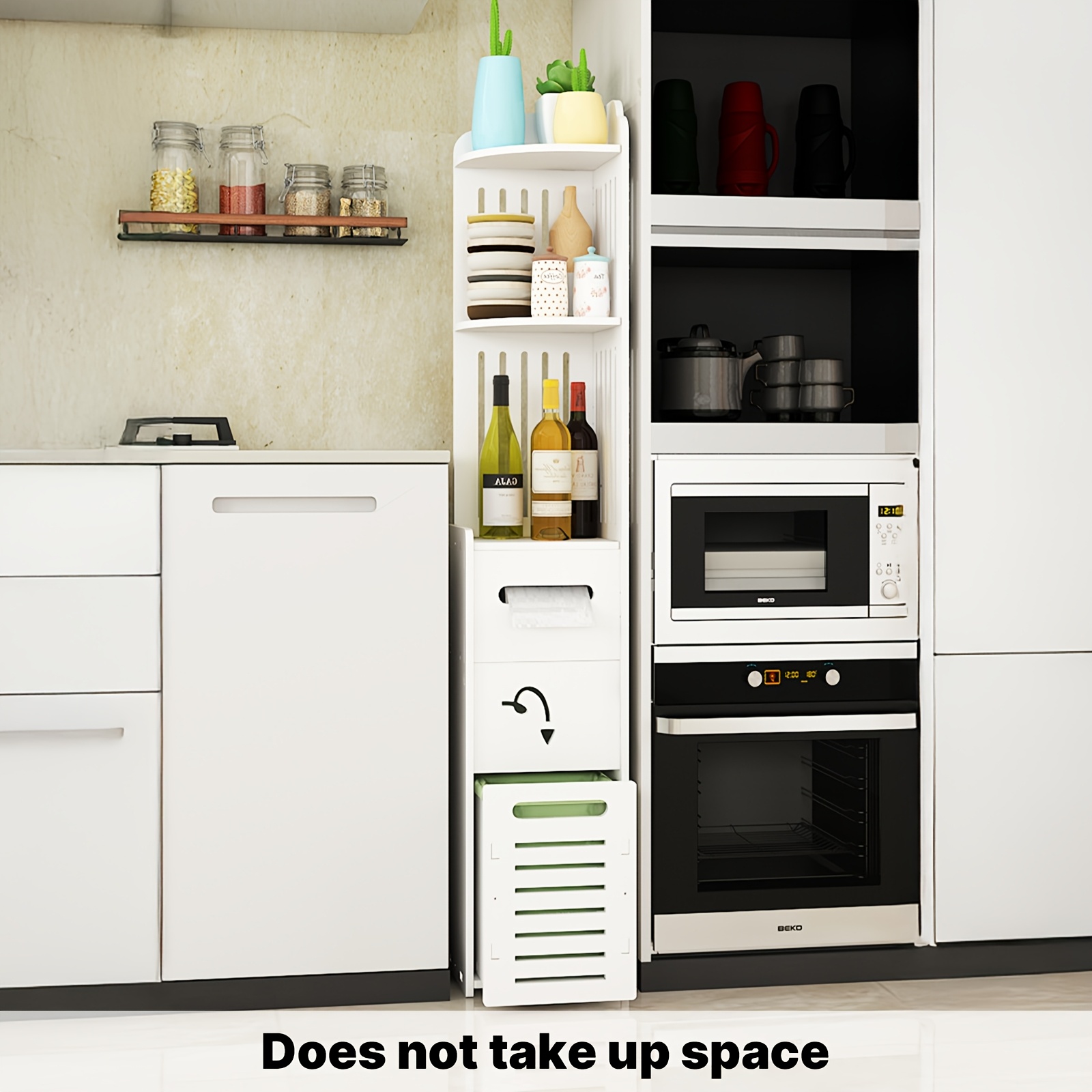 Space-Saving Bathroom Cabinet, - Home Bathroom Accessories avaliação e preço