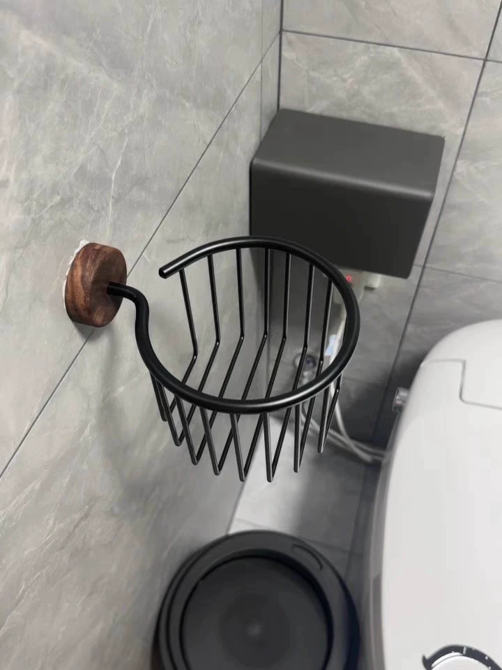 Solid Wood Tissue Holder No Dr - Home Bathroom Towel Dispenser avaliação e preço
