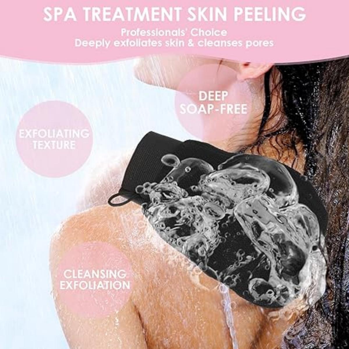 Hammam Exfoliating Shower Glov - Home Bathroom Gadgets avaliação e preço