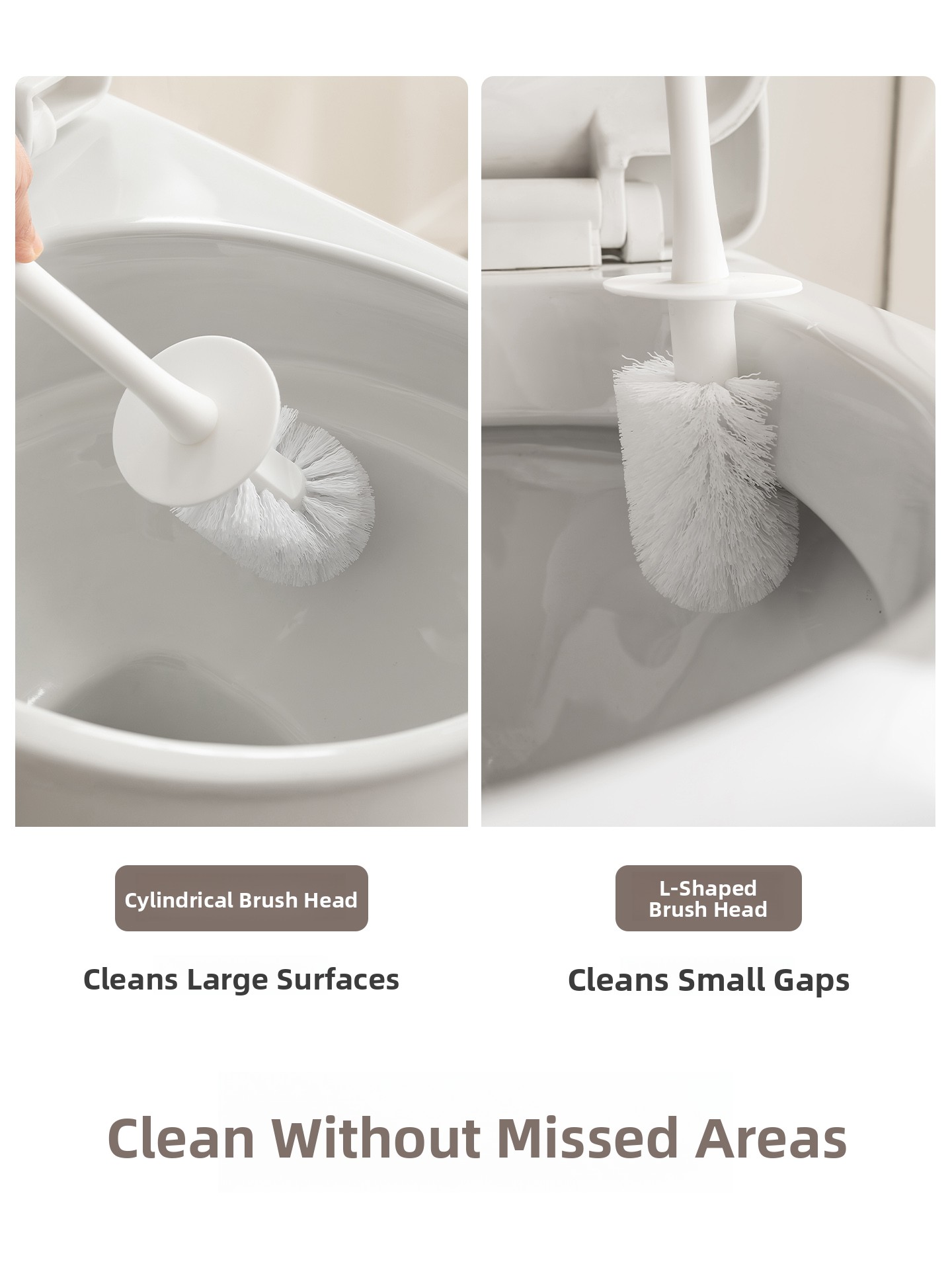 Corner Toilet Brush Wall Mount - Home Needs Bathroom Cleaning avaliação e preço
