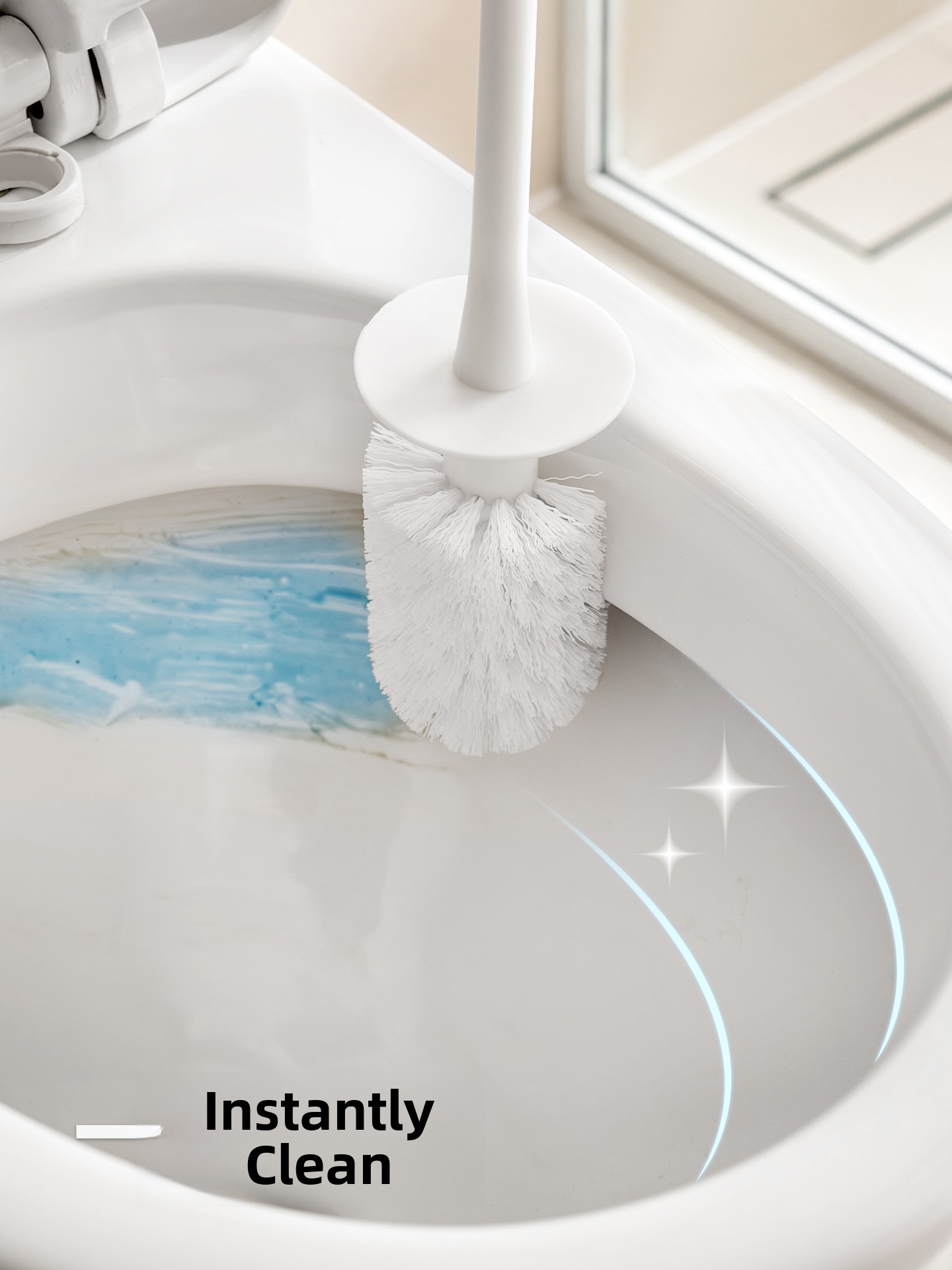 Corner Toilet Brush Wall Mount - Home Needs Bathroom Cleaning avaliação e preço