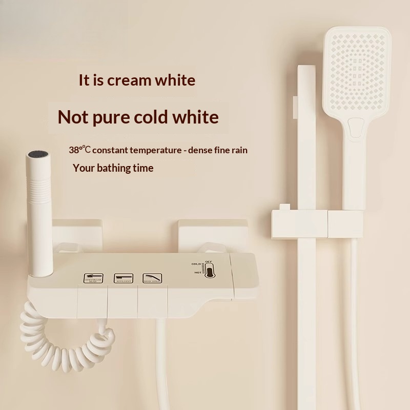 Creamy Easy Topless Shower Set - Home Bathroom Shower avaliação e preço