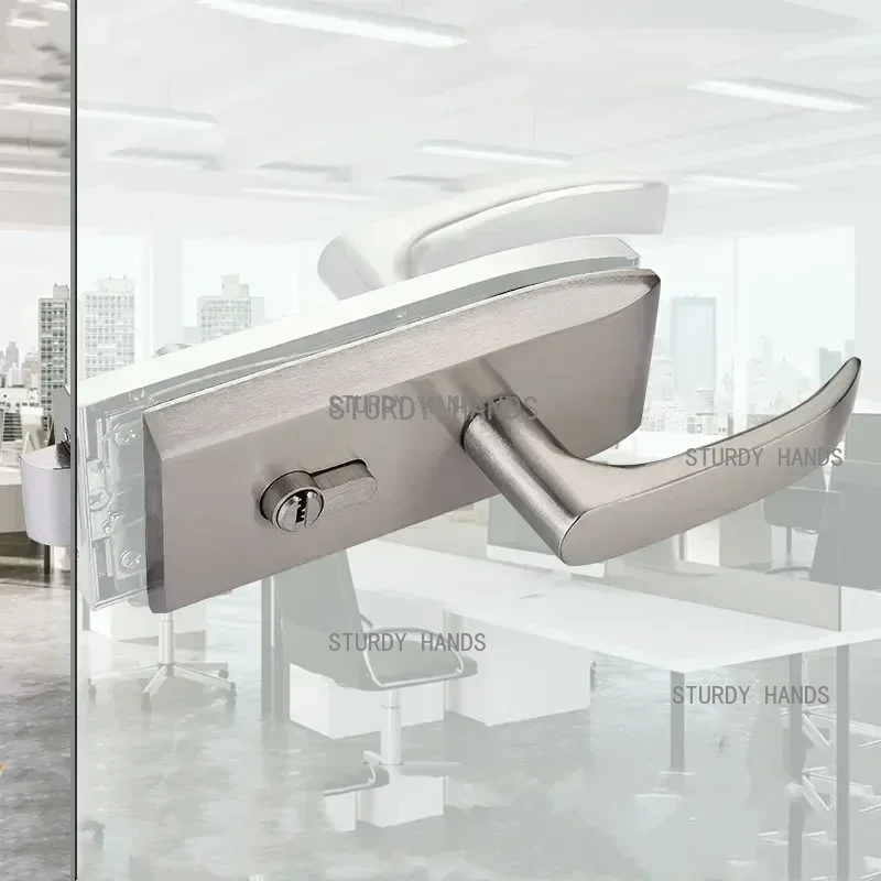 Office Glass Door Lock Bathroo - Home Bathroom Glass avaliação e preço