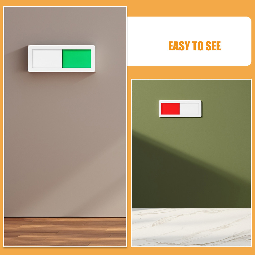 5Pcs Privacy Slide Door Sign f - Home Bathroom Occupied Sign avaliação e preço