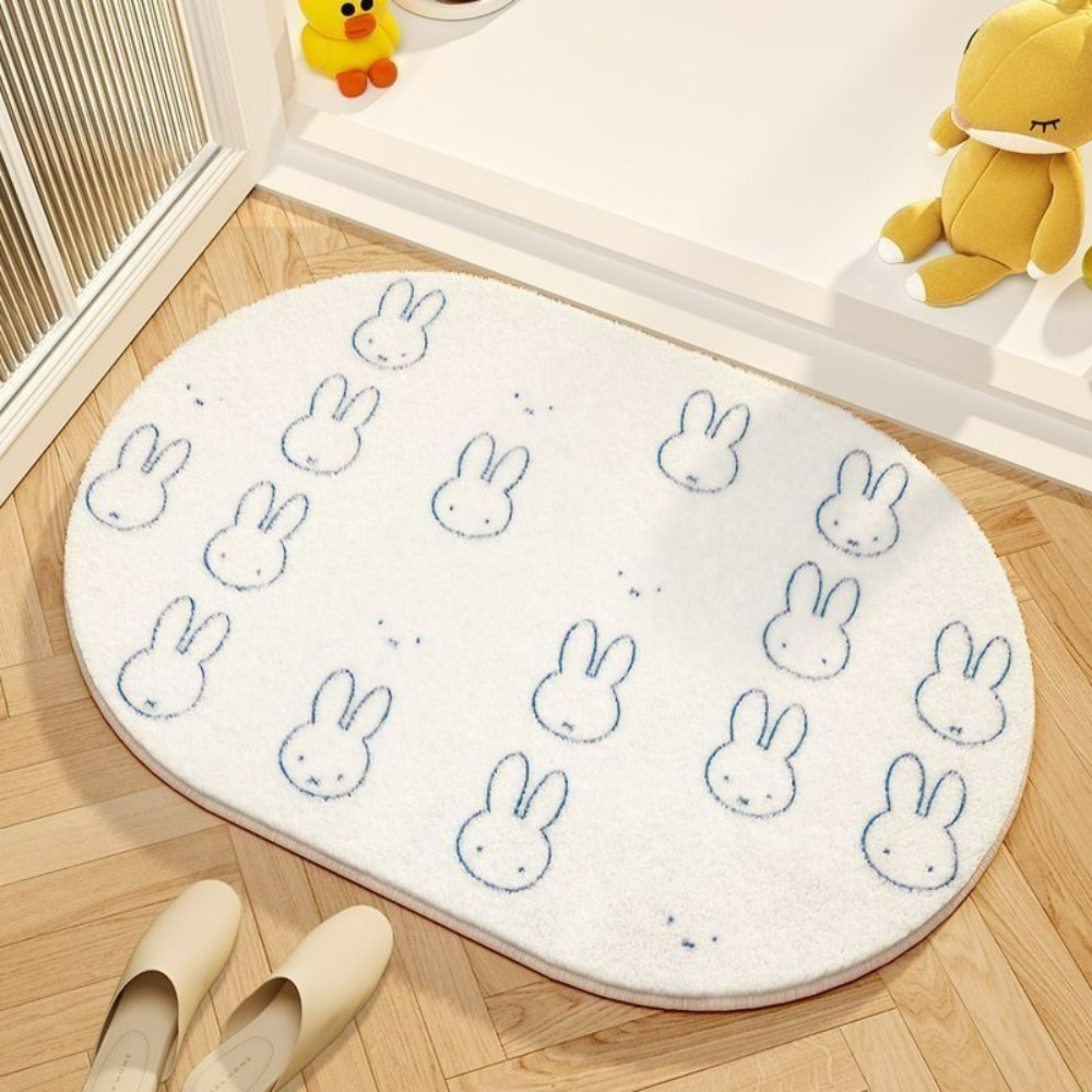 Miffy Cartoon Floor Mat Soft I - Home Bathroom Accessories avaliação e preço