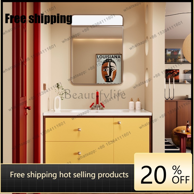 LJY Sink Wall Bathroom Cabinet - Home Bathroom Gadgets avaliação e preço