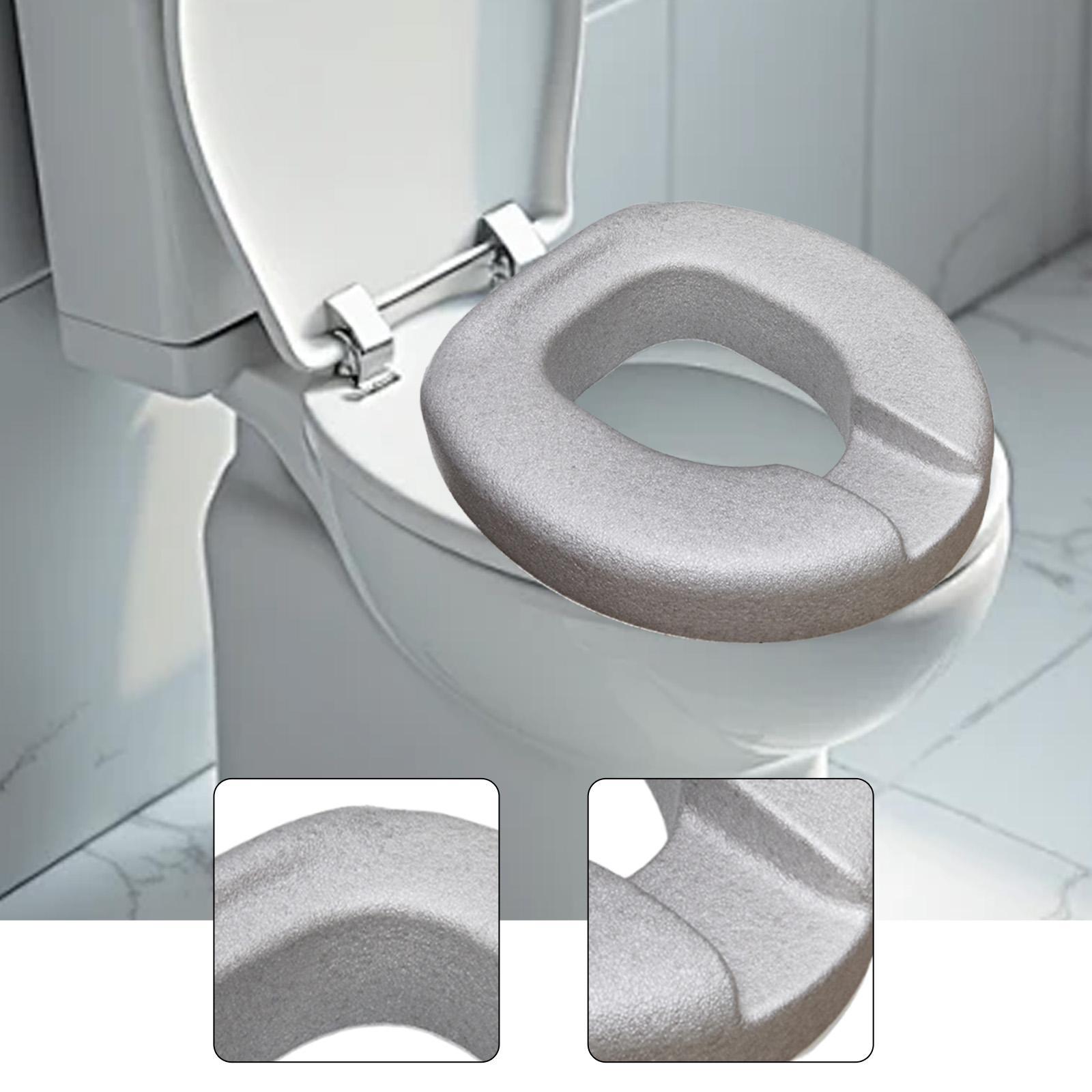 Elevated Toilet Seat Riser Thi - Home Bathroom Accessories avaliação e preço