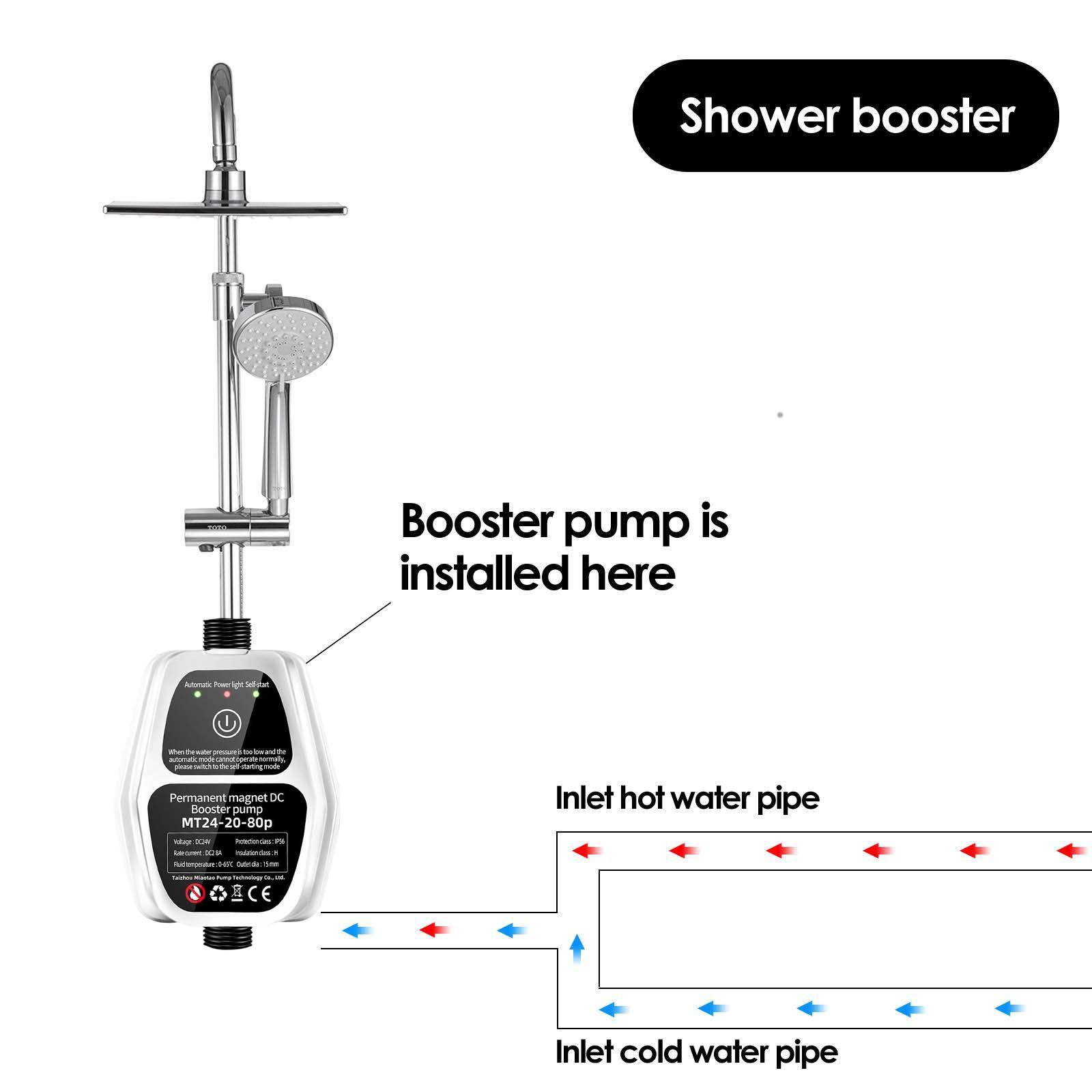 Home Water Booster Pump 24V Au - Home Bathroom Pressure Pump avaliação e preço