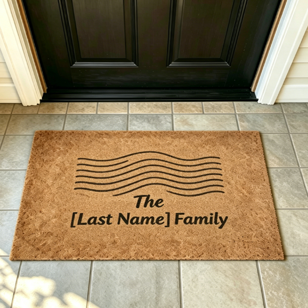 Durable Home Entrance Mat Cust - Home Bathroom Name avaliação e preço