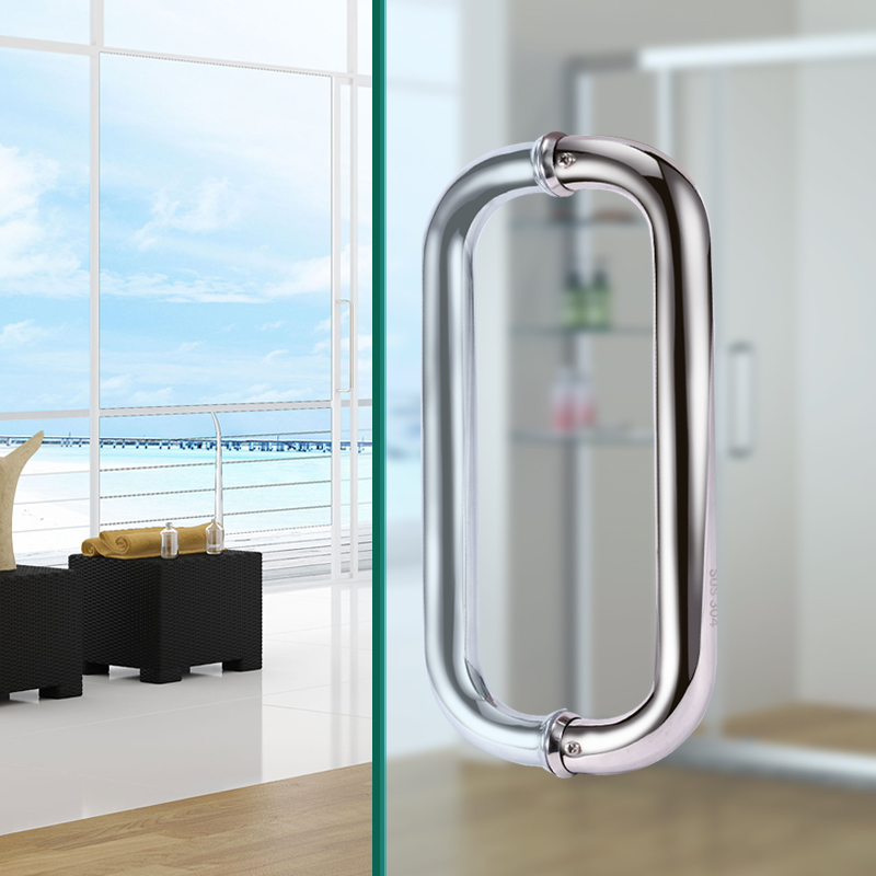1 Pair Stainless Steel Glass D - Home Bathroom Glass avaliação e preço