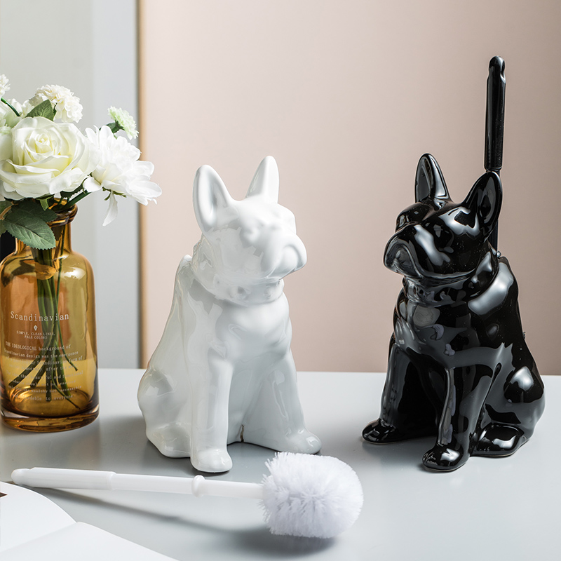 Bathroom Toilet Brush Ceramic  - Home Bathroom Accessories avaliação e preço