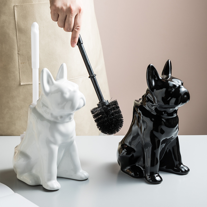 Bathroom Toilet Brush Ceramic  - Home Bathroom Accessories avaliação e preço