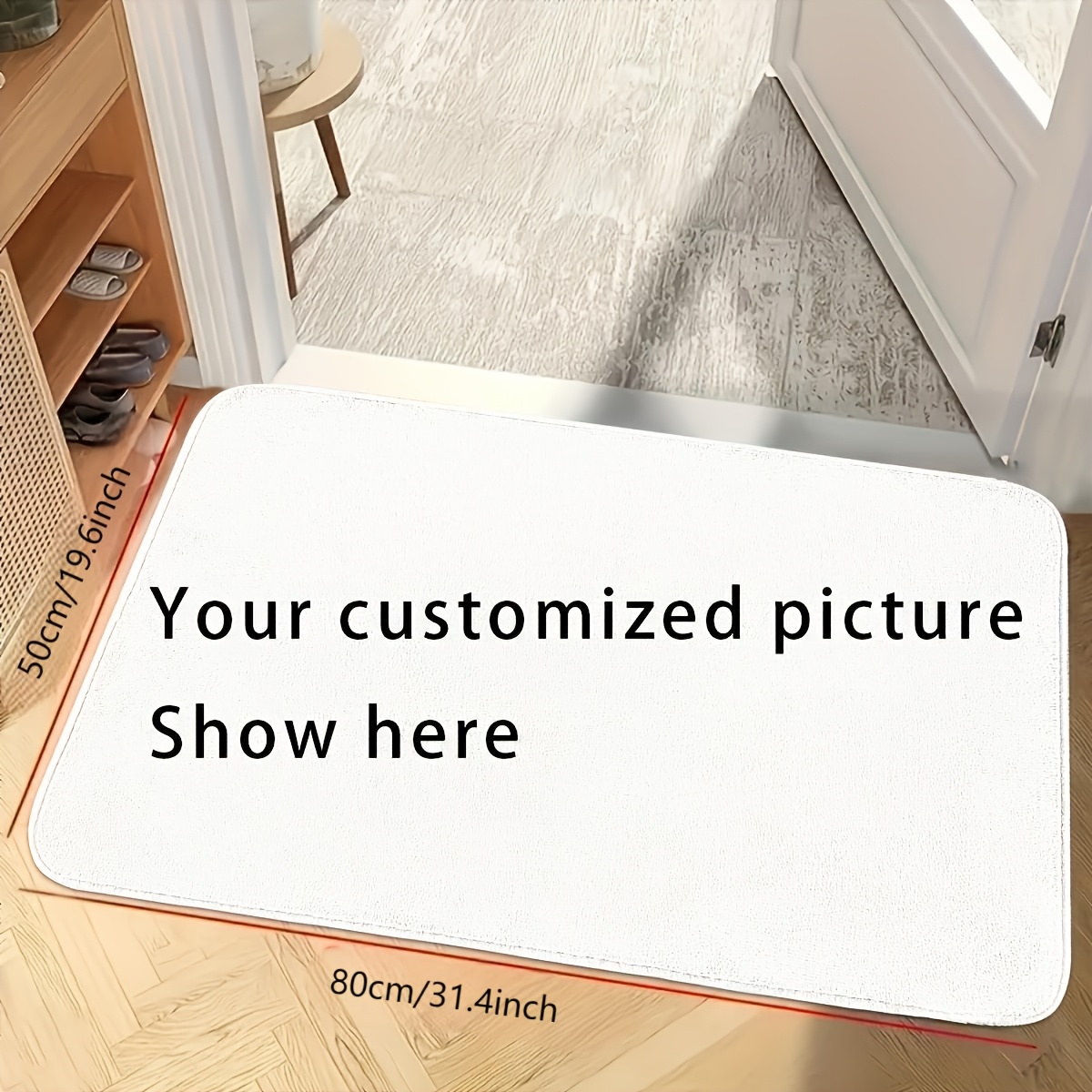 Customizable DIY Mat Entrance  - Home Bathroom Name avaliação e preço