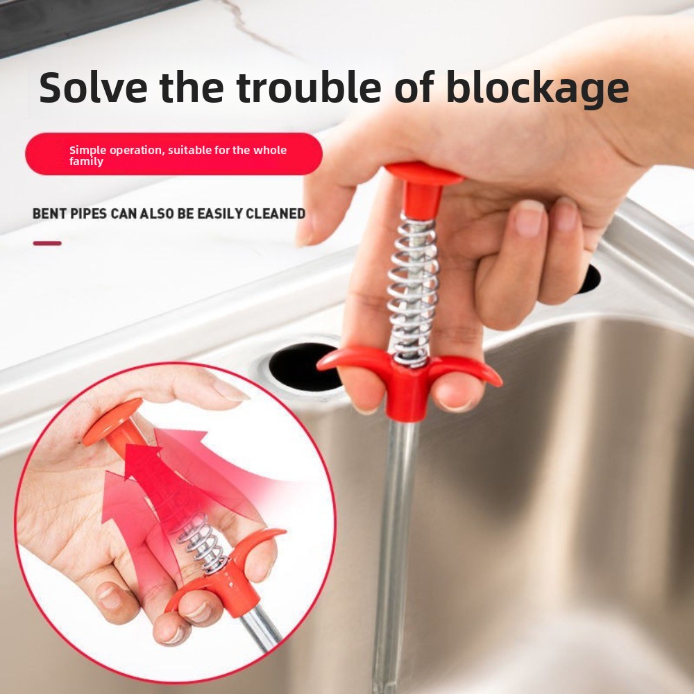 Hand Pinch Cleaning Sewer Pipe - Home Bathroom Accessories avaliação e preço