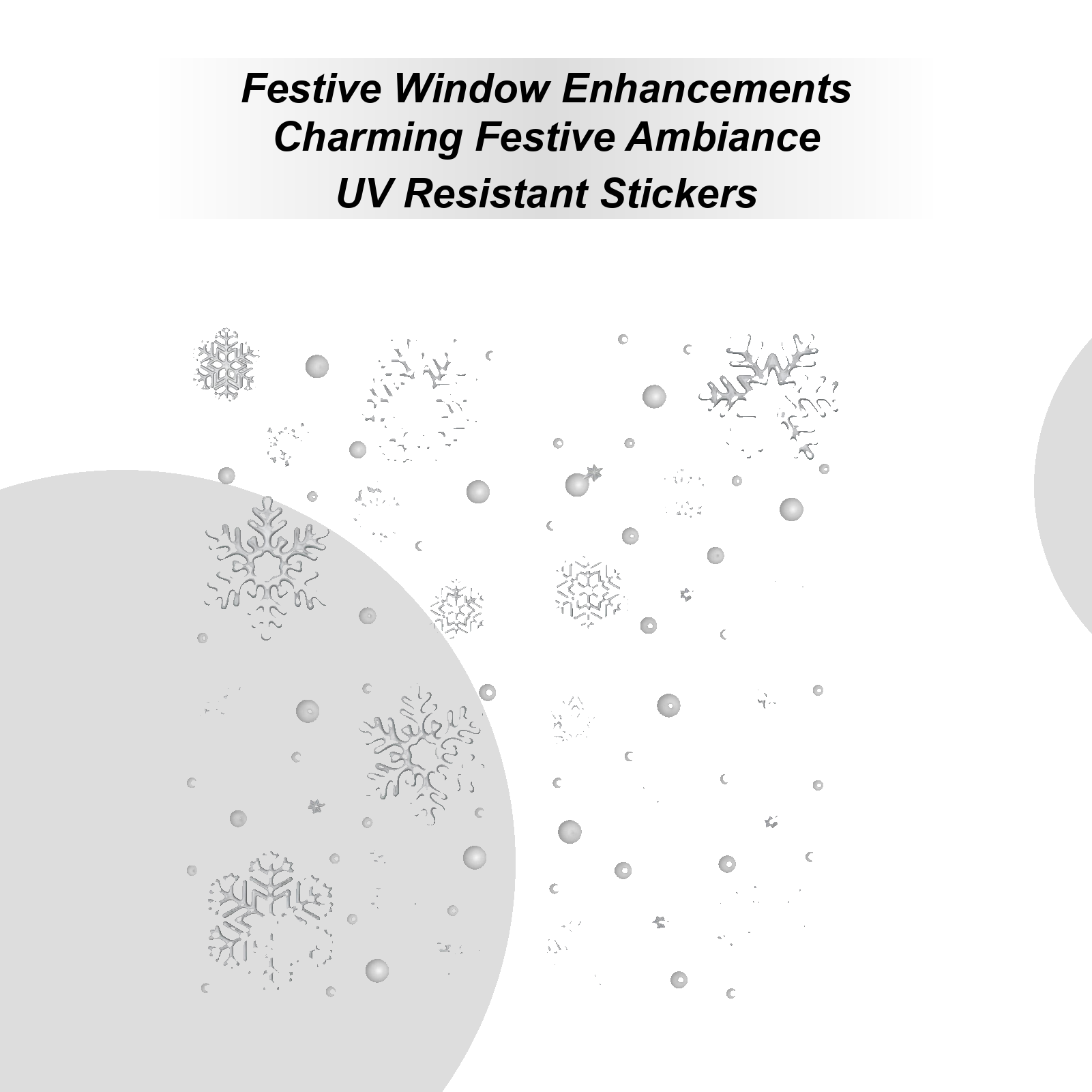 Holiday Window Clings Static R - Home Bathroom Glass avaliação e preço