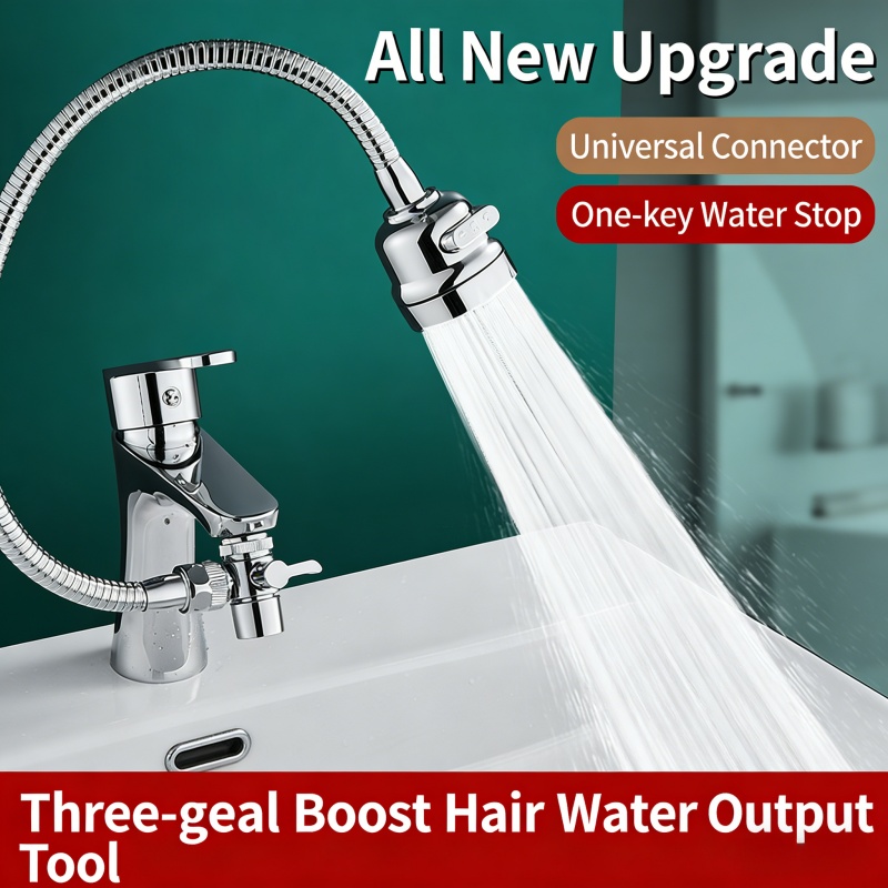 3-speed External Shower Head f - Home Bathroom Gadgets avaliação e preço