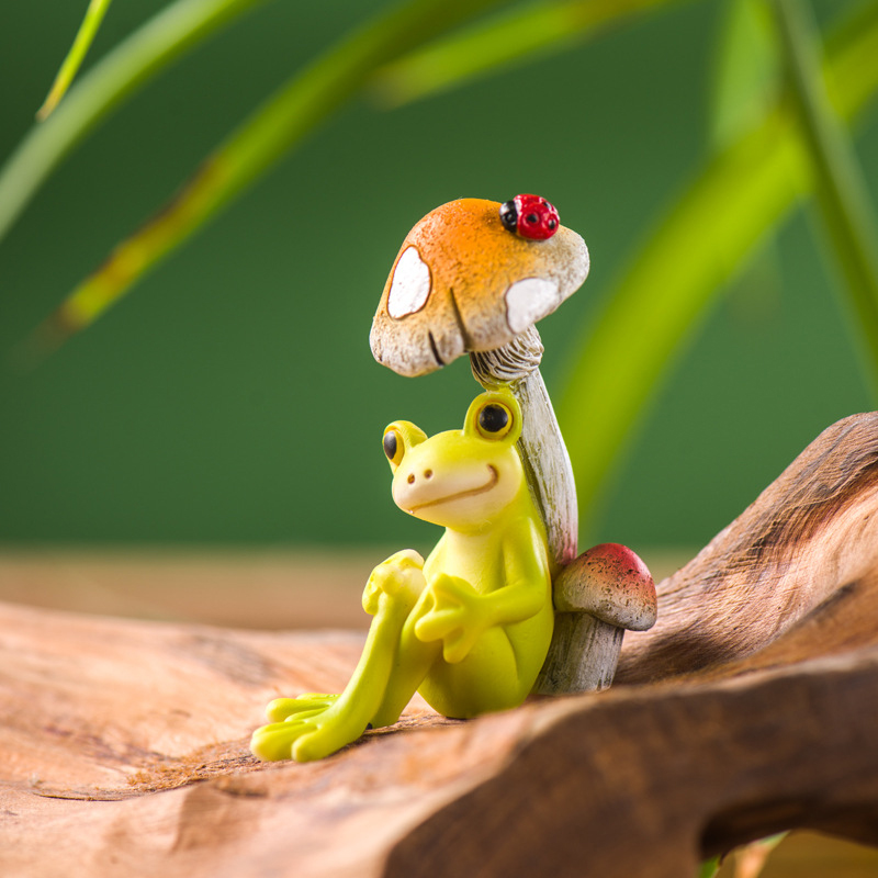 Resin Funny Frog Figurines For - Home Bathroom Gadgets avaliação e preço