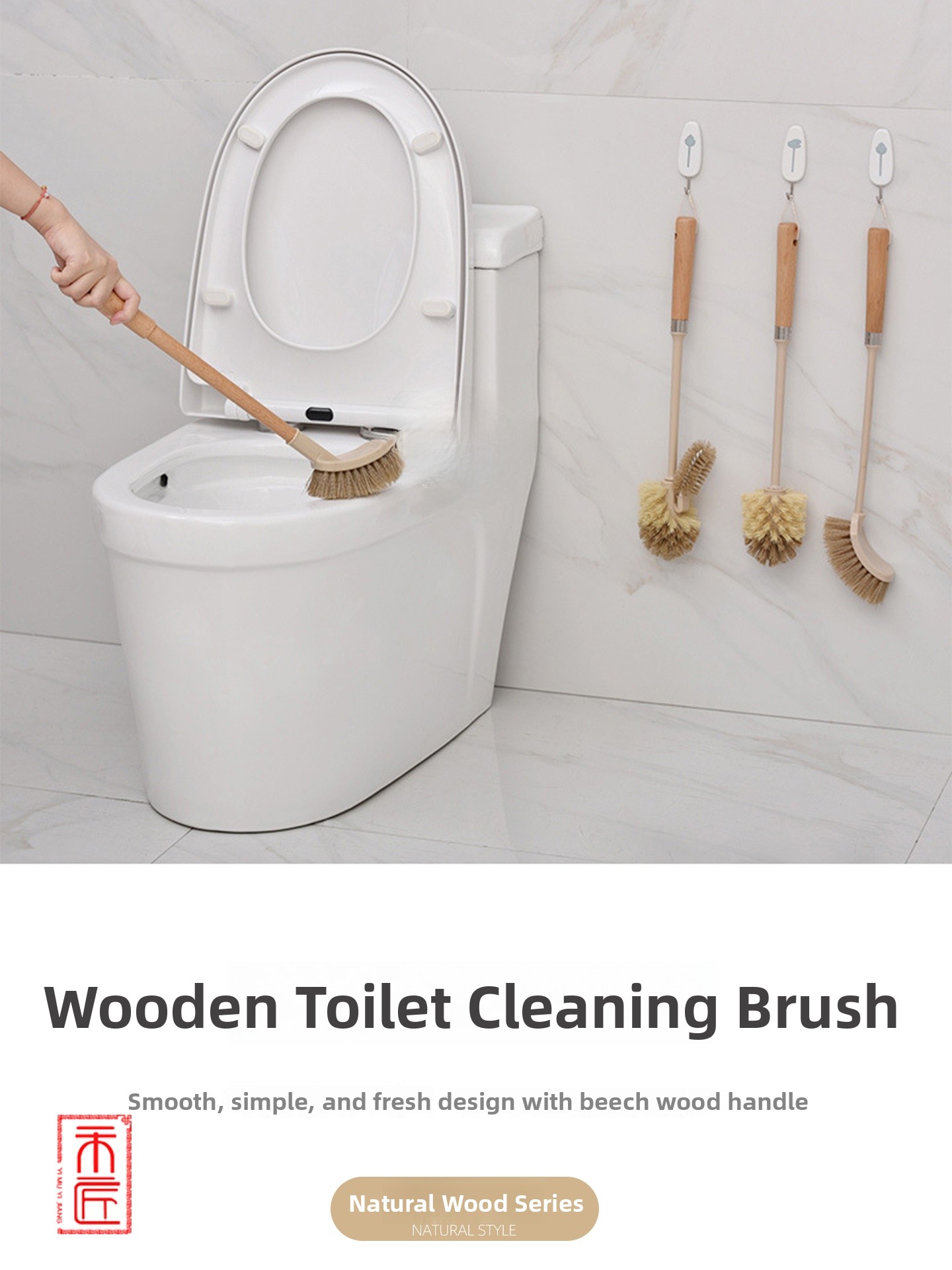 Home Use Toilet Brush Long Han - Home Needs Bathroom Cleaning avaliação e preço