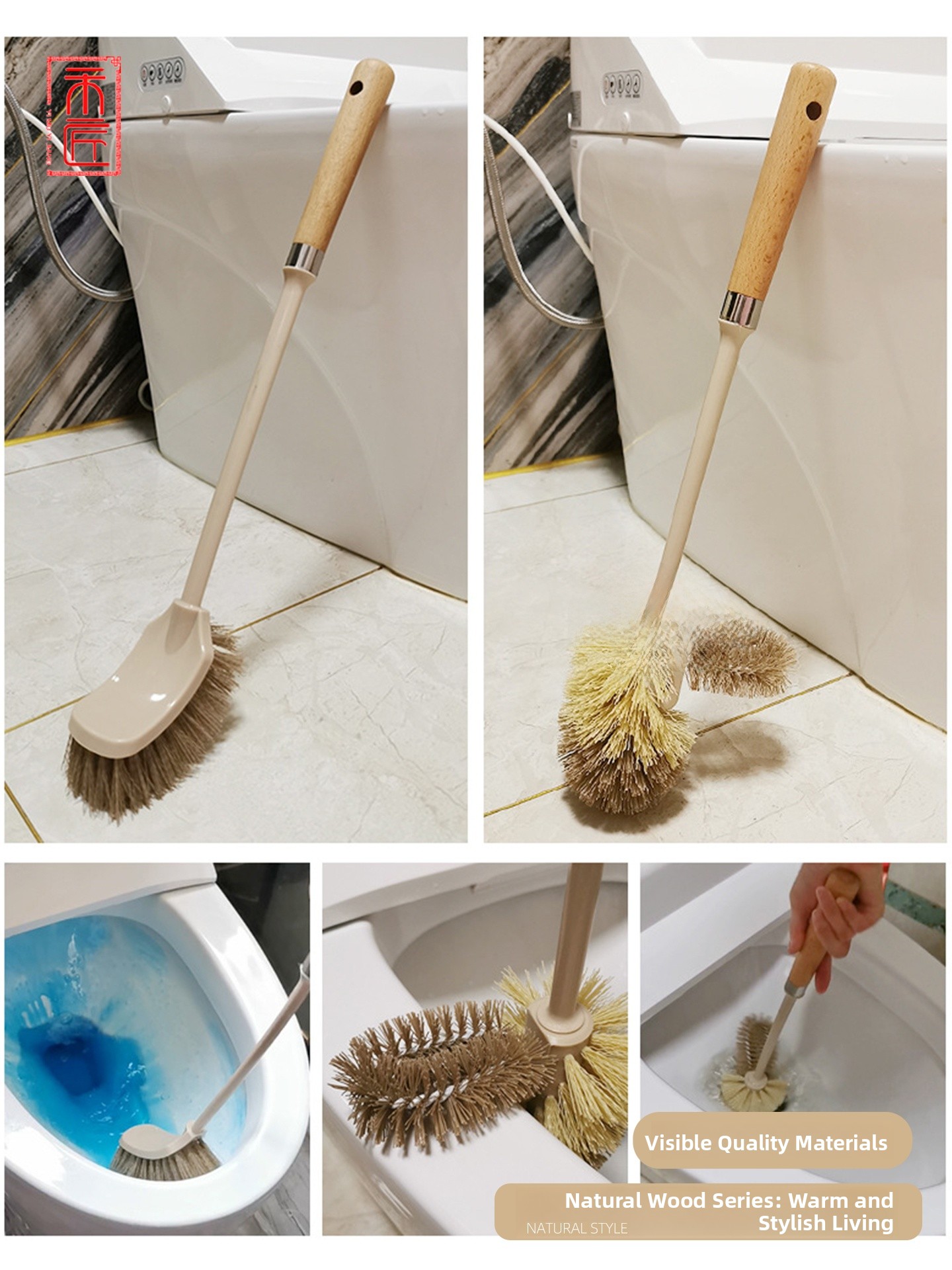 Home Use Toilet Brush Long Han - Home Needs Bathroom Cleaning avaliação e preço
