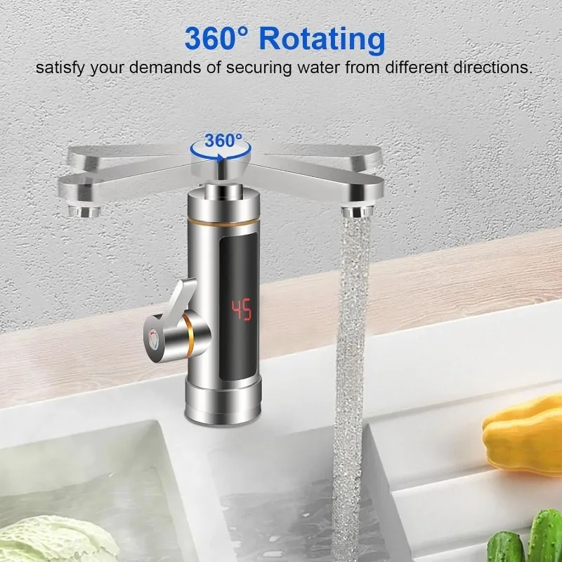 Electric Instant Heater Faucet - Home Bathroom Water Heater avaliação e preço