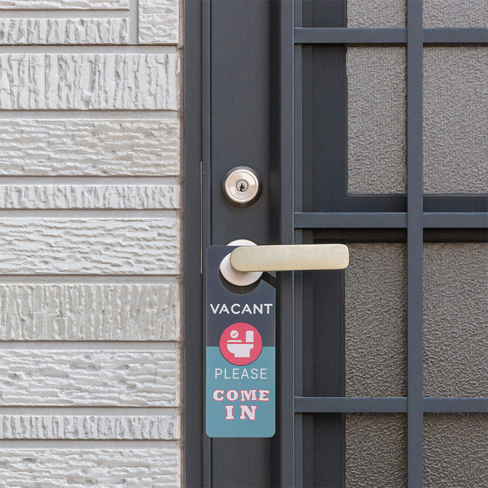 2Pcs Double-Sided Bathroom Doo - Home Bathroom Occupied Sign avaliação e preço
