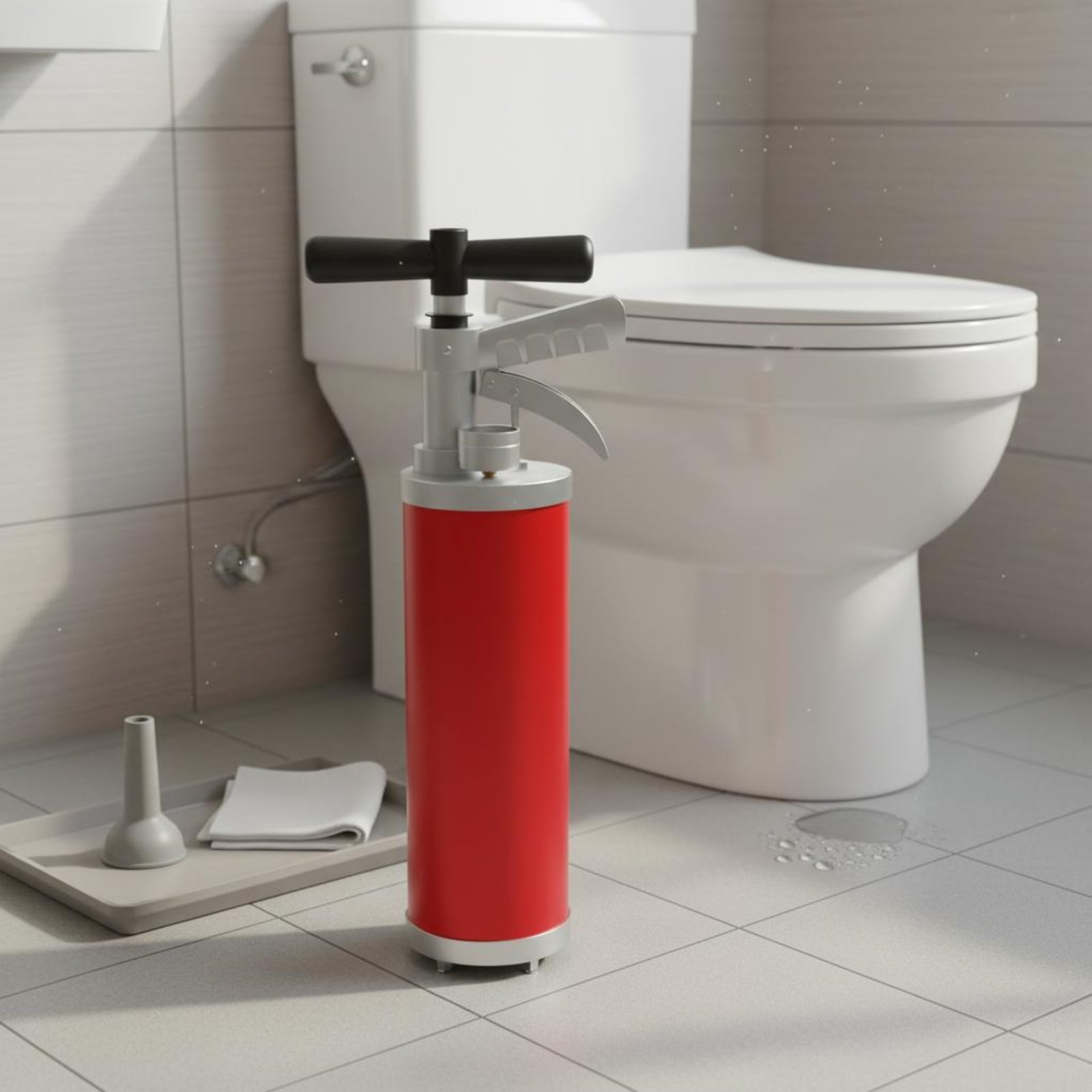 Air Pressure Drain Unclogger Q - Home Bathroom Pressure Pump avaliação e preço
