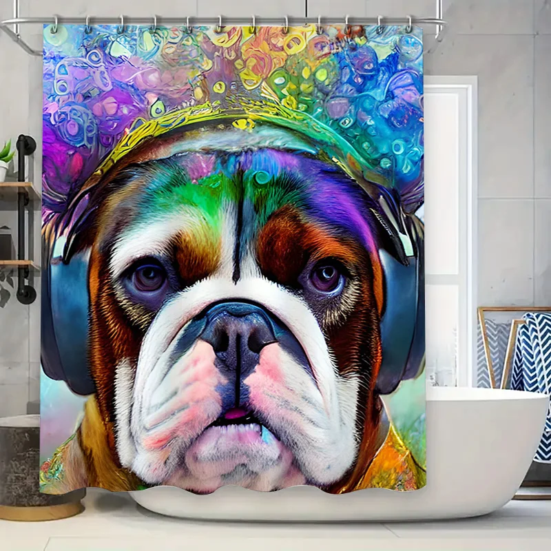 Vibrant Animal Print Shower Cu - Home Decor Bathroom Ideas avaliação e preço