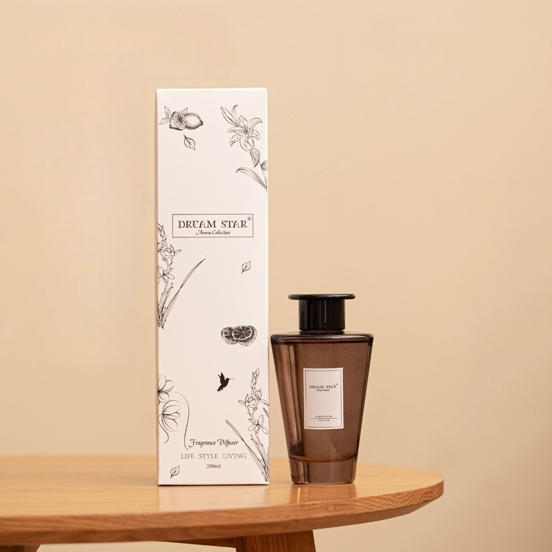 Reed Diffuser Set - Includes R - Home Bathroom Glass avaliação e preço