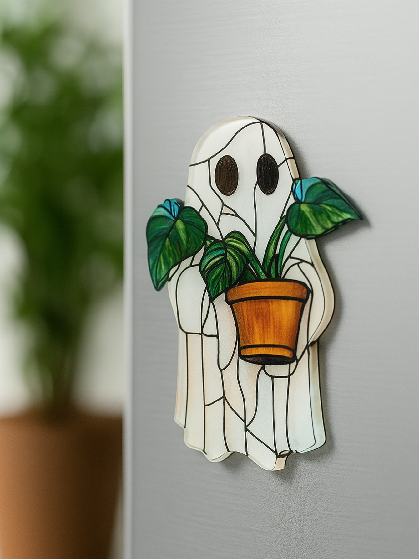 Halloween Ghost Acrylic Sticke - Home Bathroom Glass avaliação e preço