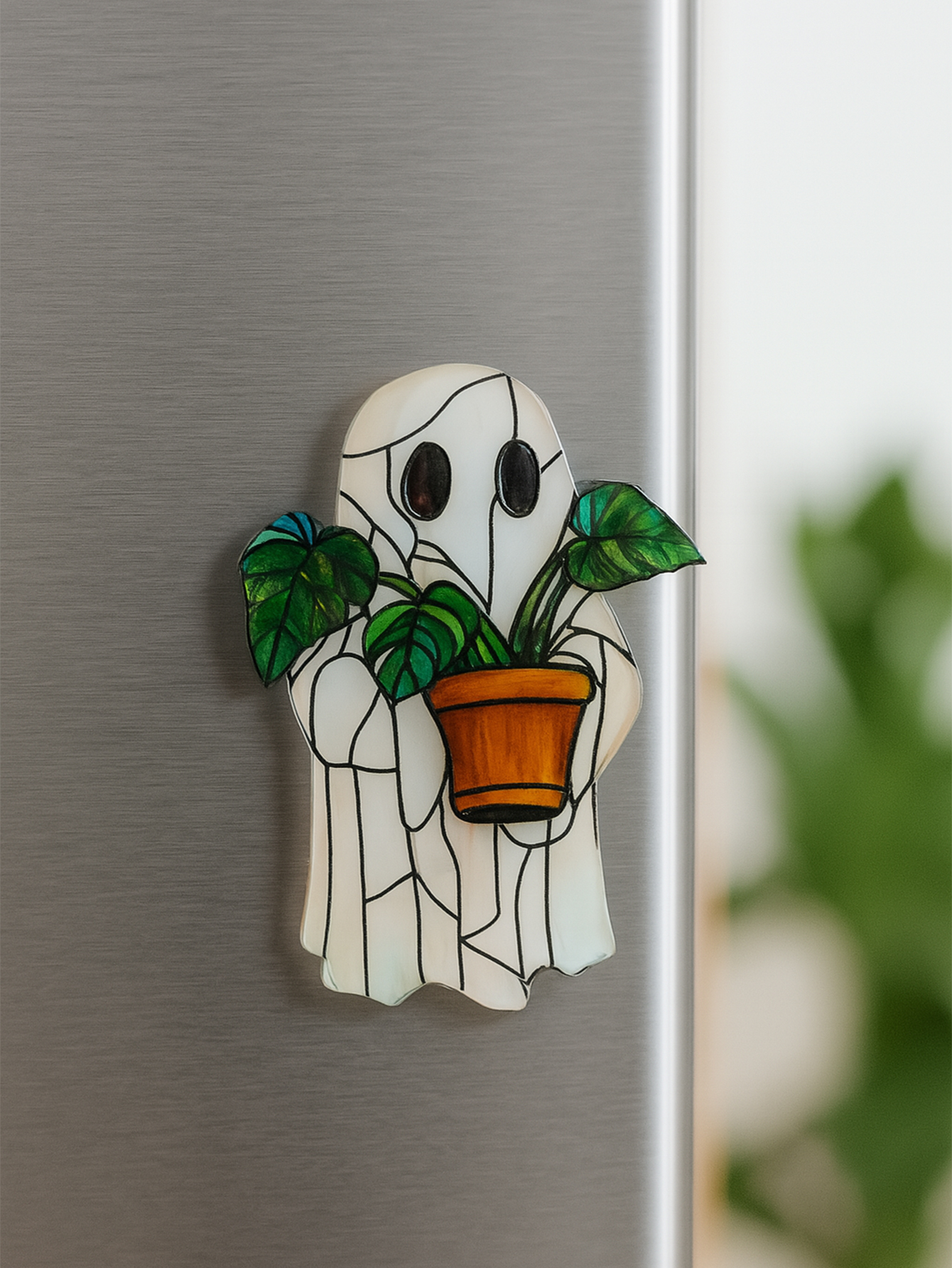 Halloween Ghost Acrylic Sticke - Home Bathroom Glass avaliação e preço