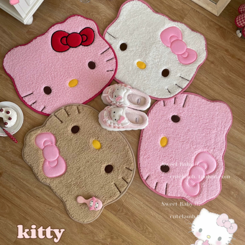 Sanrio Hello Kitty Head Shaped - Home Goods Bathroom Mats avaliação e preço