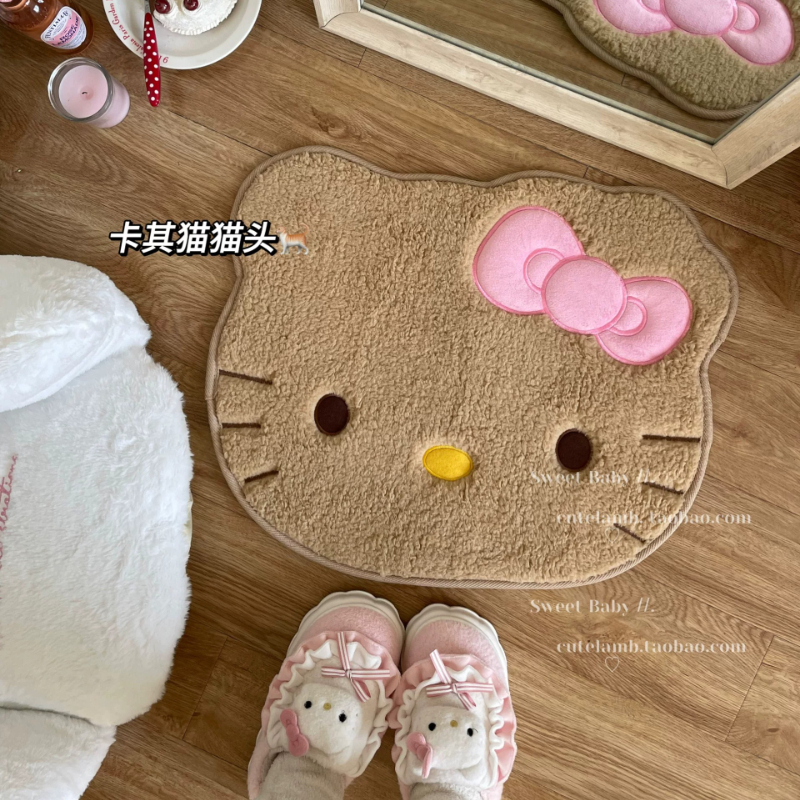 Sanrio Hello Kitty Head Shaped - Home Goods Bathroom Mats avaliação e preço
