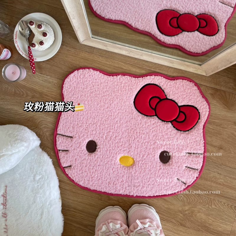 Sanrio Hello Kitty Head Shaped - Home Goods Bathroom Mats avaliação e preço
